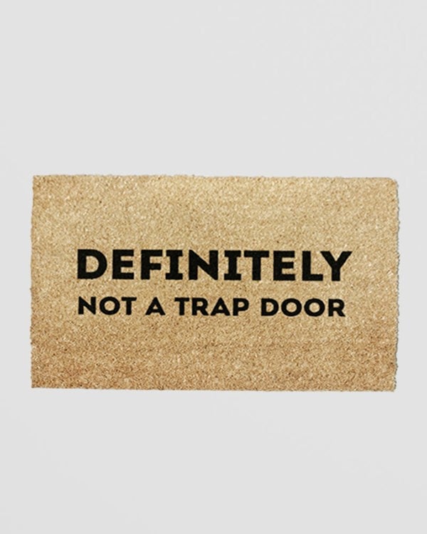 Definitely Not A Trap Door Doormat (60 x 40cm)