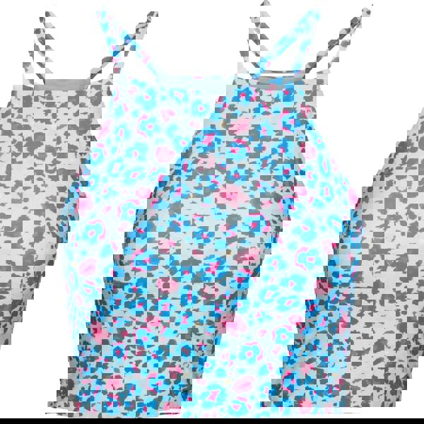 Trespass Womens/Ladies Harlow Leopard Print Swim Top - Light Sage - 