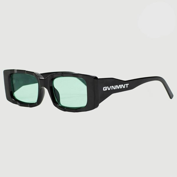 GVNMNT Clothing Co Vanguard Sunglasses - Black / Emerald Green