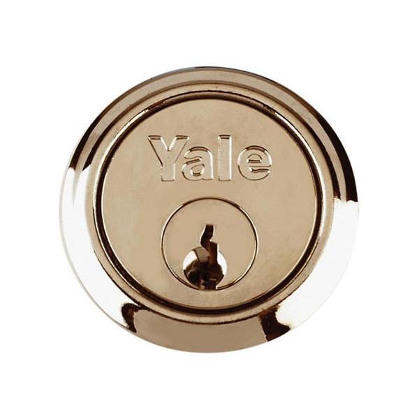 Yale Locks 1109 Replacement Rim Cylinders - Polished Brass - 
