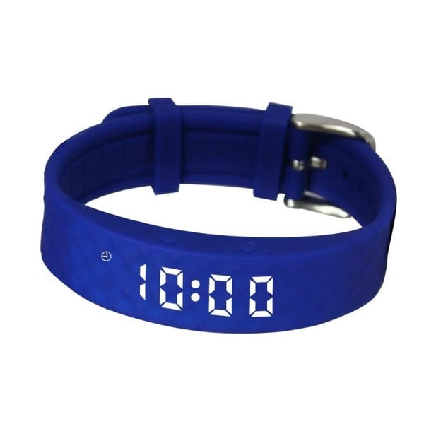 Pivotell Blue Pivotell Vibratime: Vibrating Pill Reminder Alarm Watch - with up to 12 Daily Alarms - Rechargable (USB Charger Included)