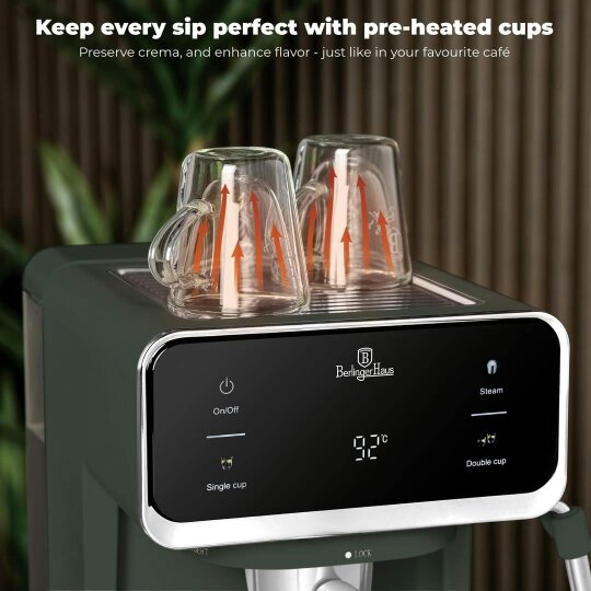 Berlinger Haus Digital Espresso Coffee Maker, 3 in 1 BH9850