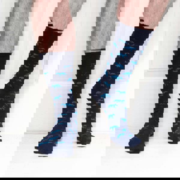 Jemsox Fox & Flowers – 5 Pack Multi-Design Men’s Soft Cotton Socks