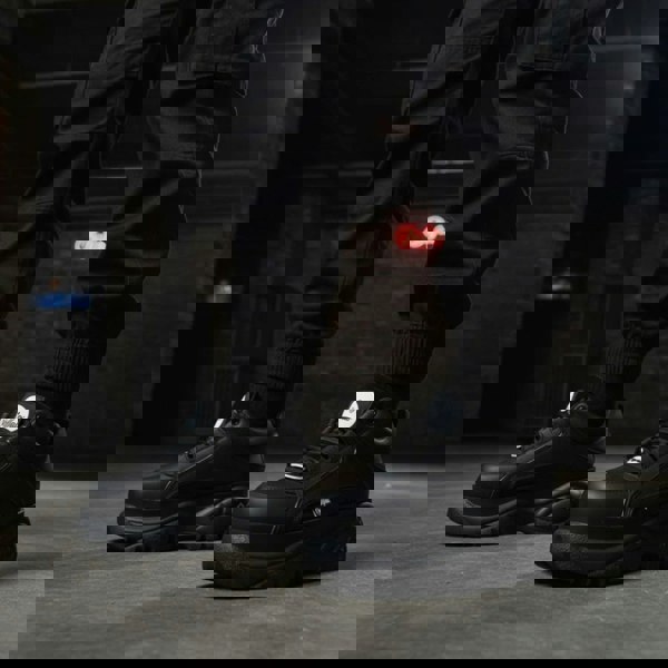 Buffalo 1339-14 2.0 - Women’s Black Calf Leather Platform Sneakers