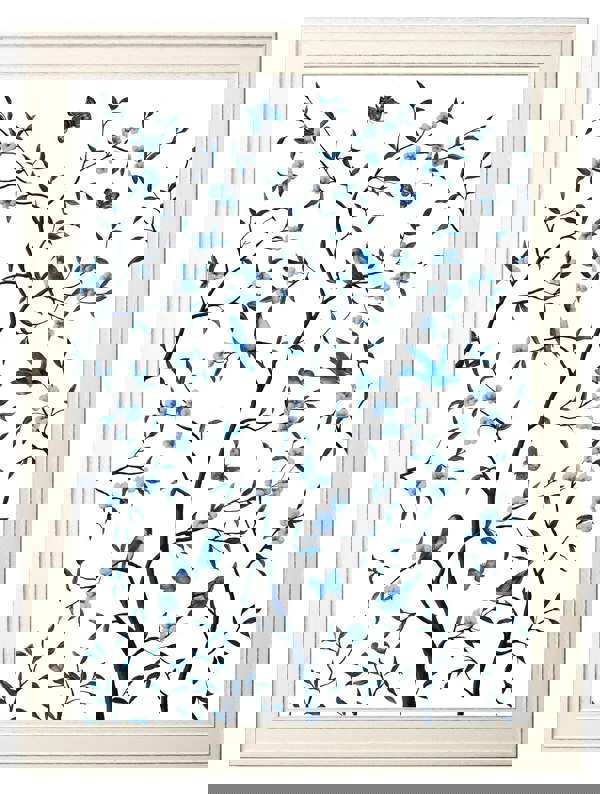 Exceptional Art Tree of Life Blue & White Set of 2