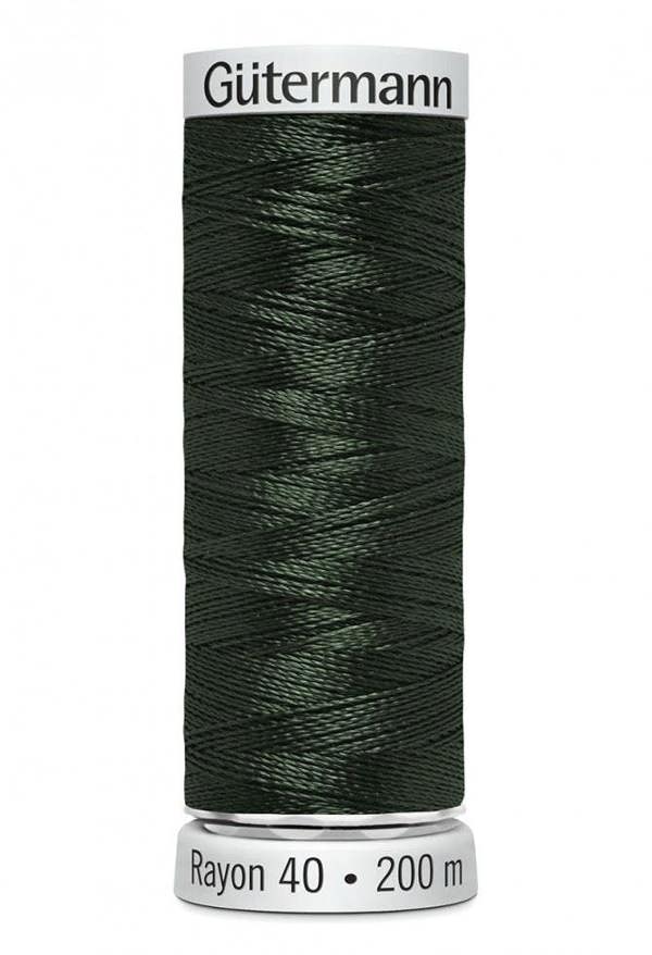 Gutermann No 40 Sulky Rayon Embroidery Thread 200m Rayon Thread Suitable For Embroidery
