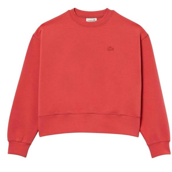 Lacoste Womens/Ladies Oversized Sweatshirt - Red