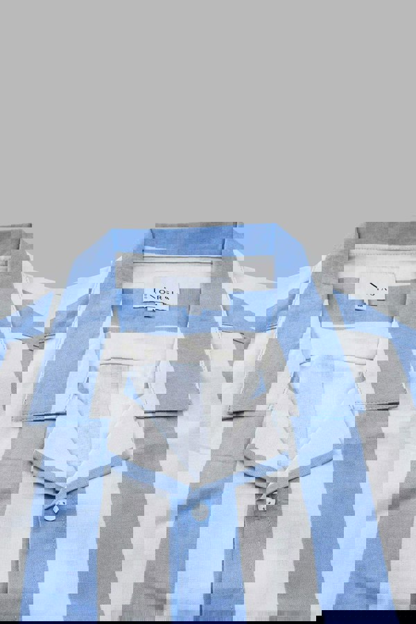 ENORSIA Revere Collar Short Sleeves Shirt