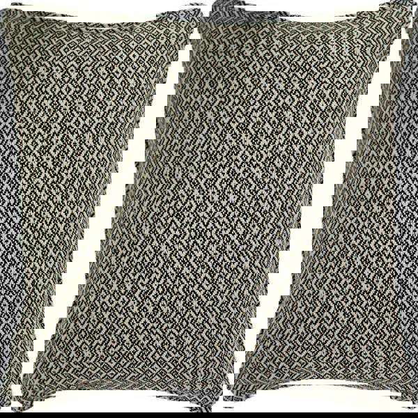 Paoletti Tangier Geometric Cushion Cover - Monochrome