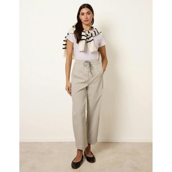 Blue Vanilla Elastic Waist Drawstring Trousers