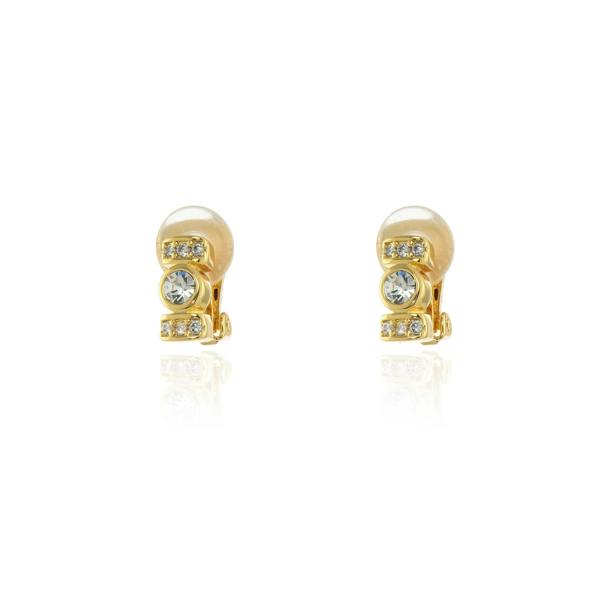 Cachet London Terri Gold Clip On Earrings