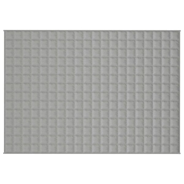 Berkfield Weighted Blanket Grey 138x200 cm Single 10 kg Fabric