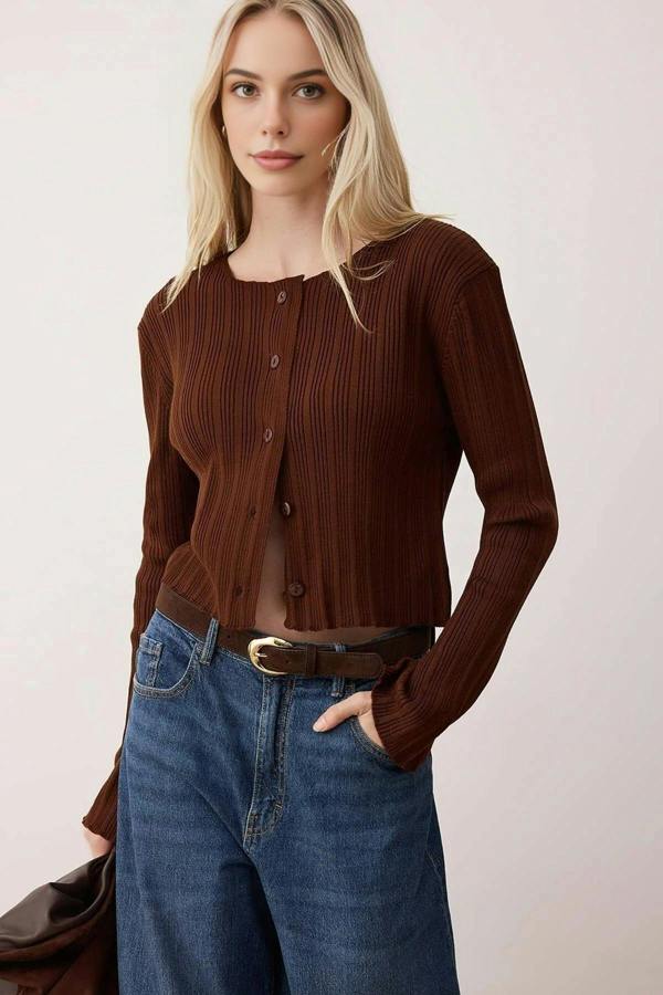 WOVCOR Spanish Sleeve Knit Cardigan