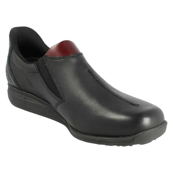 Rieker Ladies Rieker Tex Wide Fit Slip On Shoes 47253