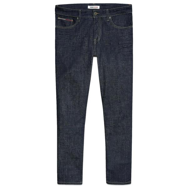 Tommy Hilfiger Tommy Jeans Ryan Regular Straight Jeans - Rico Dark Rinse Stretch