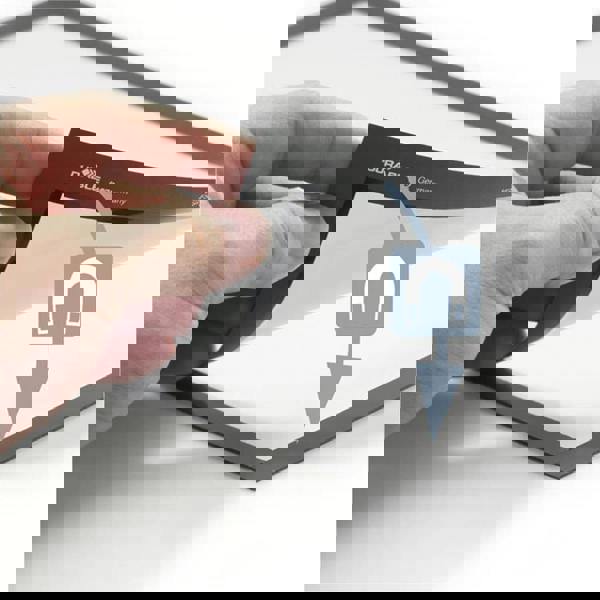 Durable DURAFRAME Self Adhesive Magnetic Signage Frame | A4 Silver