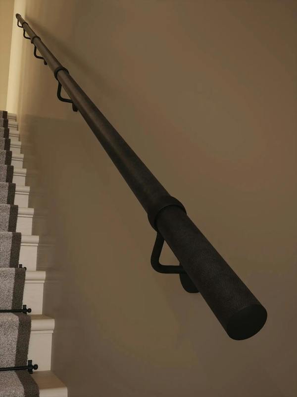 Enville Charcoal Straight Flight Handrail