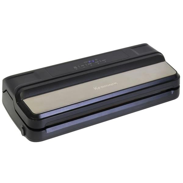 Kenmore Automatic Vacuum Sealer Food Sealing Machine with 7 Preset Modes for Sous Vide & Dry/Moist Foods (Black)
