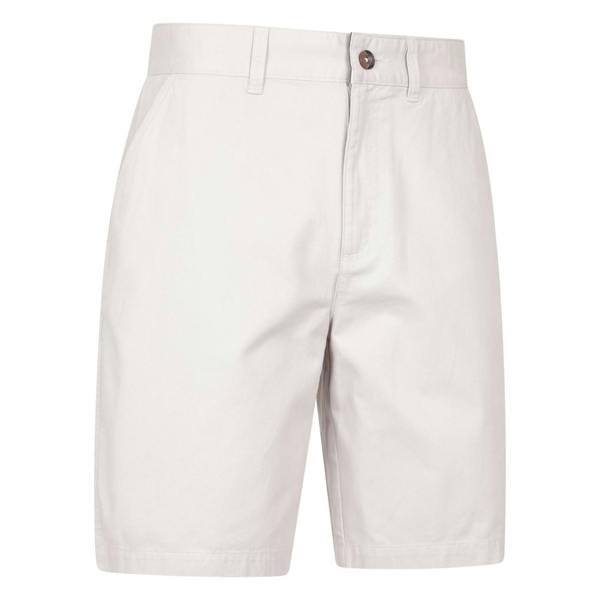 Mountain Warehouse Mens Organic Chino Shorts - Off White - 