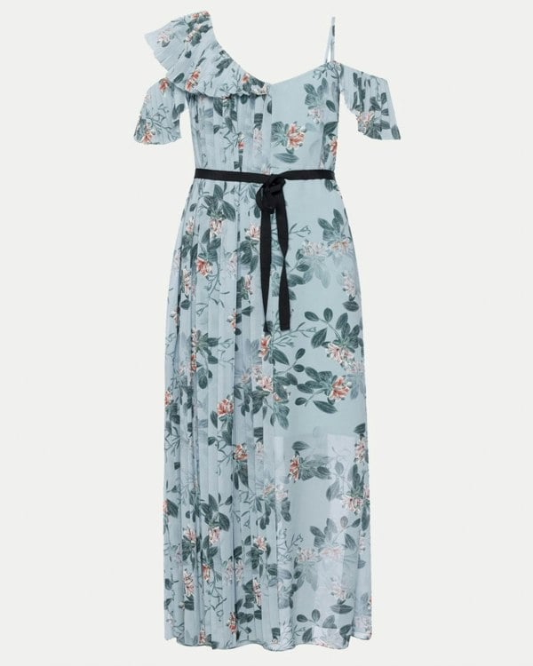 French Connection Kioa Drape Strappy Maxi Dress