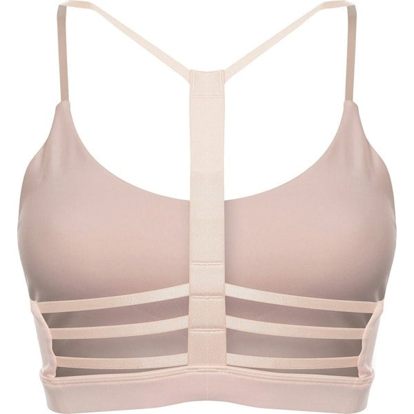Puma Women's Pink Training Low Support Strappy Seamless Sports Bra
