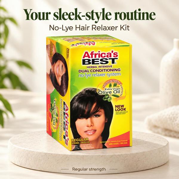 Africa's Best No-Lye Hair Relaxer Kit Regular