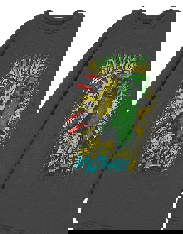 Minecraft Boys Grey Having A Blast Sweatshirt