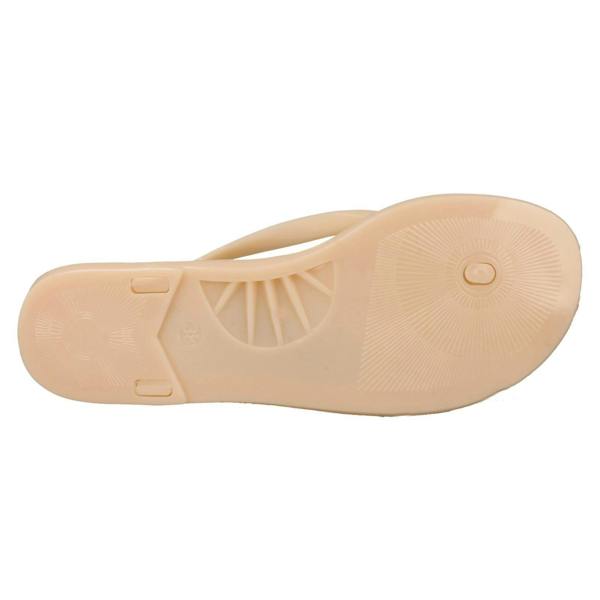 Spot On Ladies Spot On Flat Jelly Toe Post Sandal