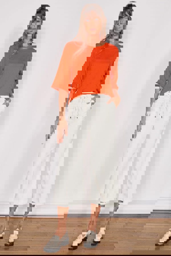 Jeetly.comGrace Cream Wide Leg CulottesTrousers