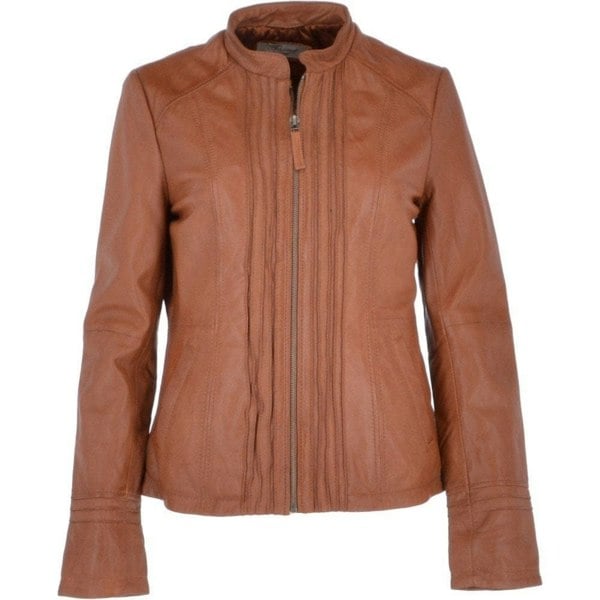 Ashwood 'Infinity' Mandarin Collar Leather Jacket: AWL-710
