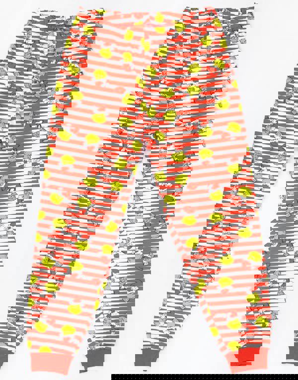 The Grinch Mens Blue Merry Grinchmas Long Sleeve Long Leg Pyjama Set