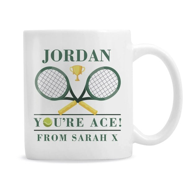 Personalised Memento Company Personalised Tennis Mug