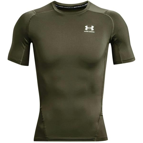 Under Armour Mens HeatGear Training T-Shirt - Marine OD Green - 