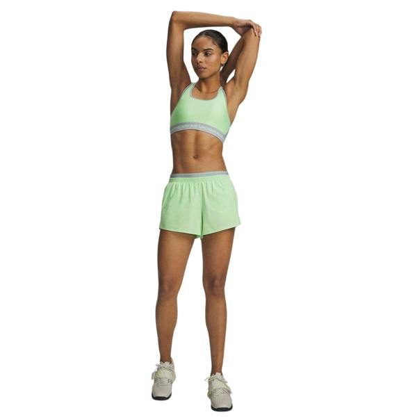 Under Armour Womens/Ladies Vanish Running Shorts - Lime - 