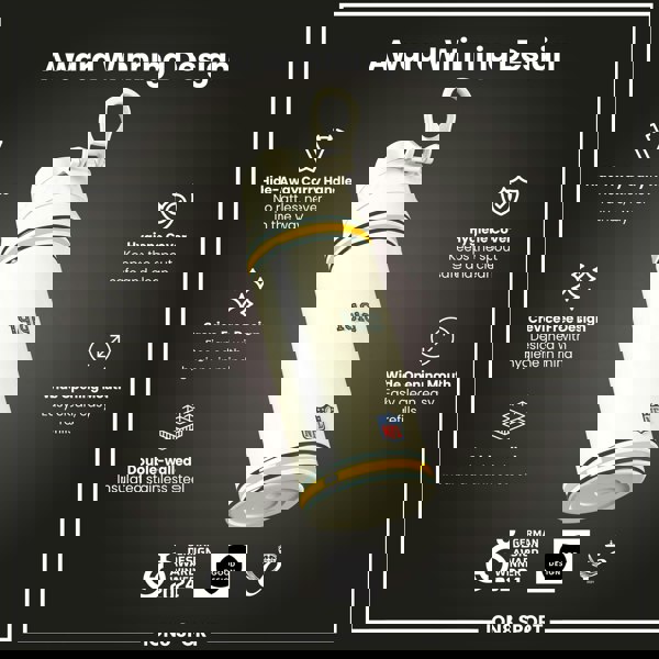 ION8 NFL x ION8 Insulated Steel Water Bottle, NFL Packers, 750ml (24oz)