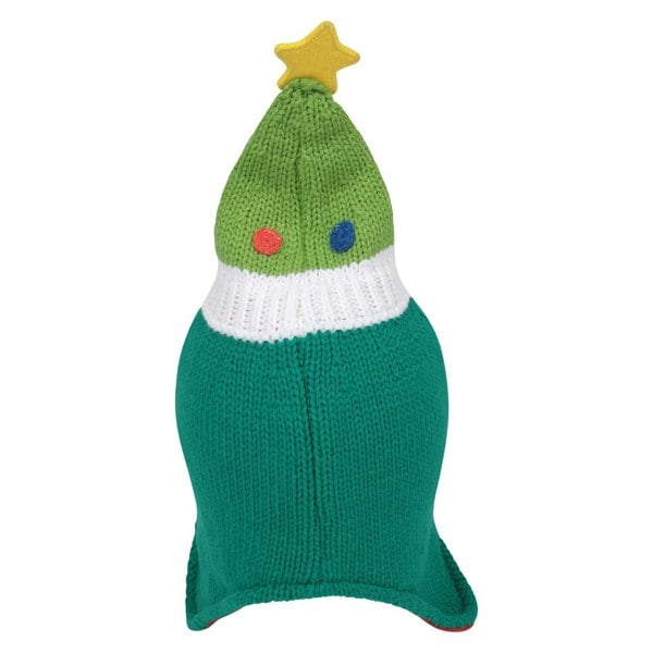 Mountain Warehouse Childrens Fleece Lined Christmas Winter Hat - Green
