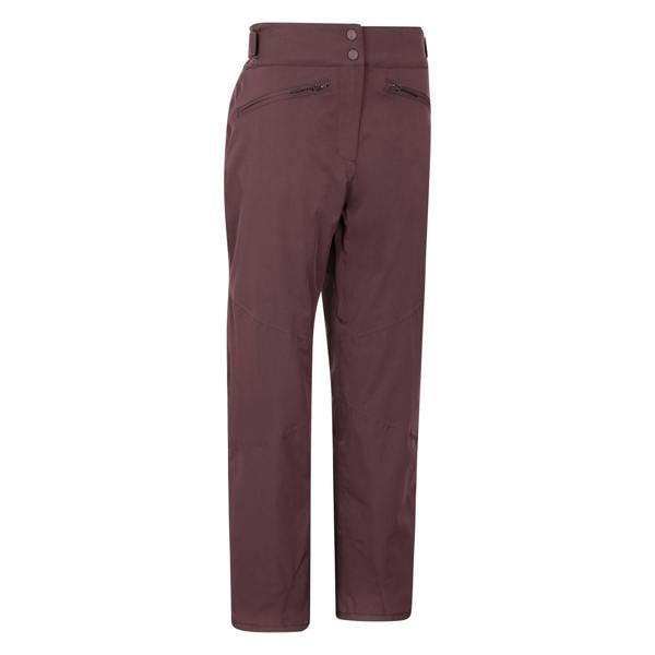 Mountain Warehouse Womens/Ladies Isola II RECCO Ski Trousers - Dark Purple - 