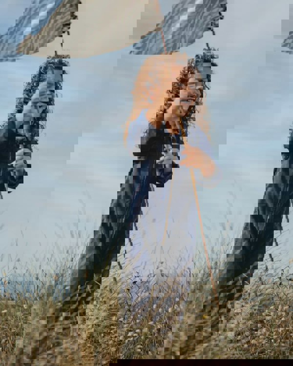 Navy Denim Overalls - image 3