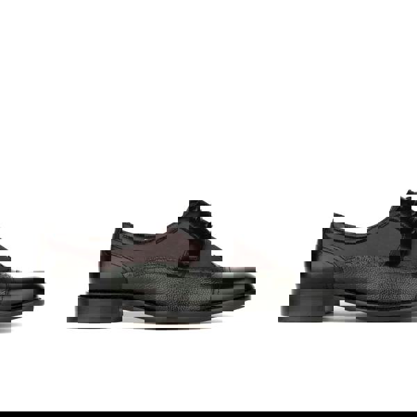 Embassy London Orlando - Grey, Black & Green - Men's Leather & Suede Oxford