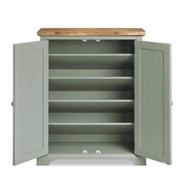 Statement Furniture Florence Shoe Storage Cabinet Large Wooden Shoe Rack