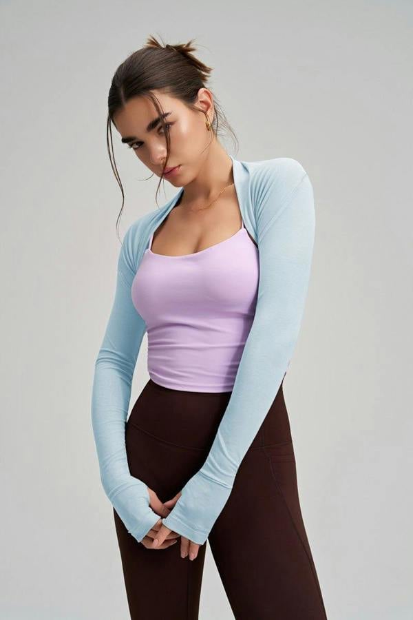 Anniou Women's Fitness Bolero UPF50+ - Sea Blue