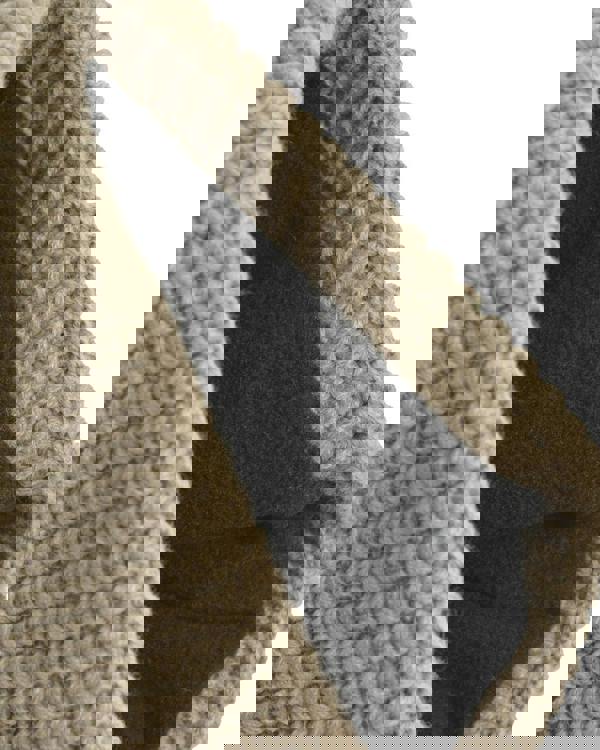 Lambretta Knitted Fleece Turn Up Bobble Skater Style Beanie Hat