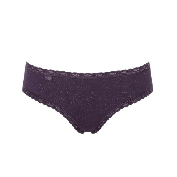 Sloggi 24/7 3-Pack Cotton Hipster Briefs, Cream/Purple/Red
