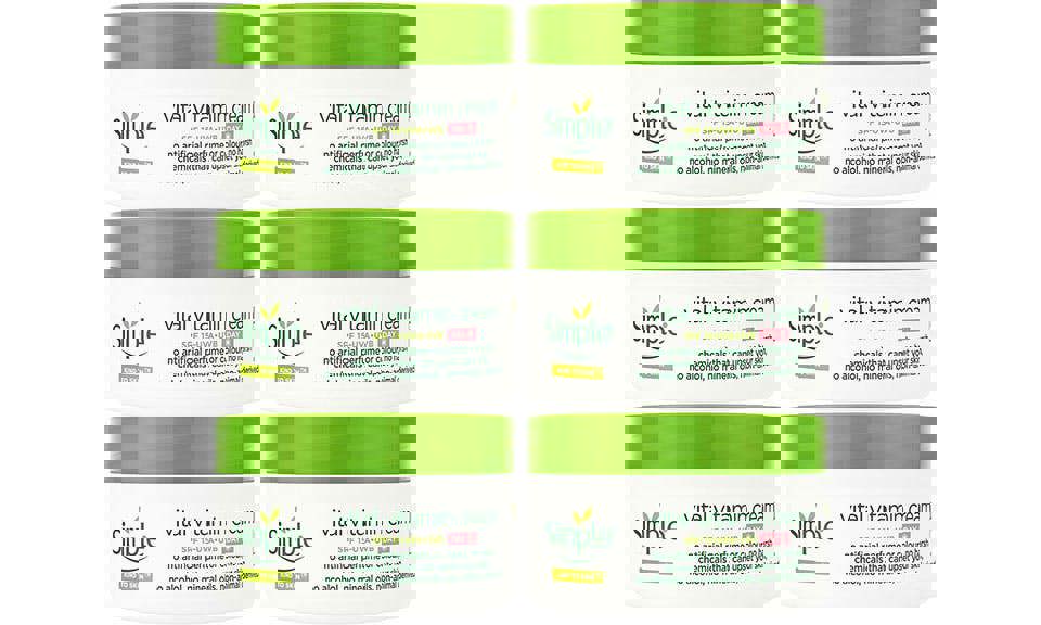 Simple Kind to Skin Day Cream SPF 15 Vital Vitamin for Sensitive Skin 50ml