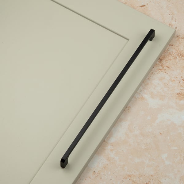 Handle & Home Matt Black Angled End D-Bar Handles