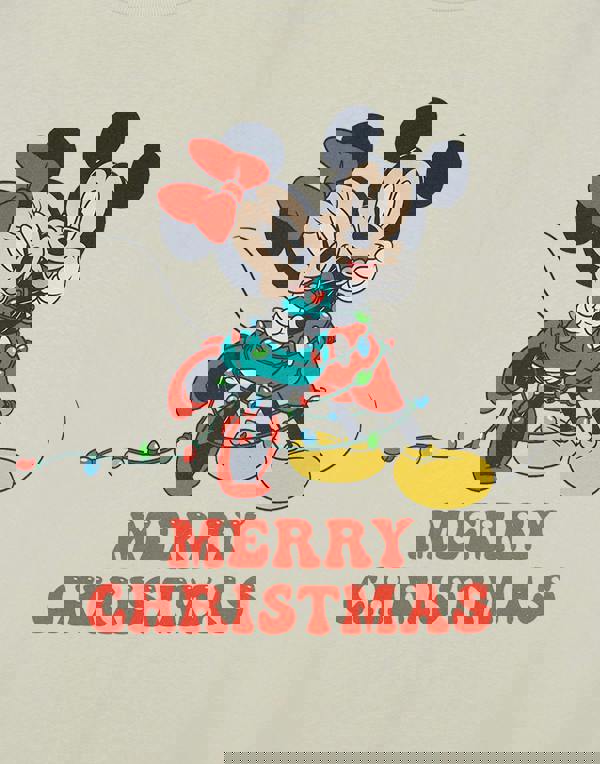 Disney Womens Beige All Tied Up Short Sleeved T-Shirt