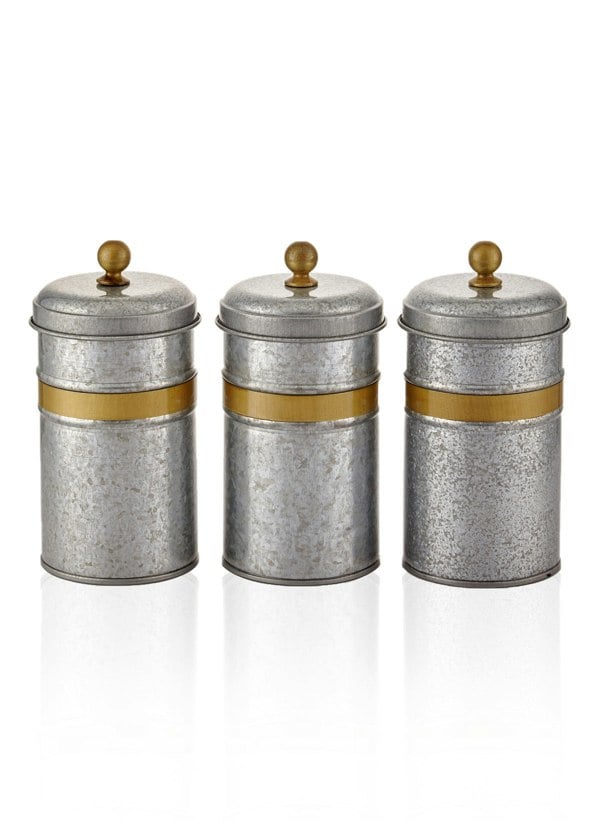 Rozi Galvin Collection Coffee, Tea, And Sugar Canister Set - 22 cm (H)