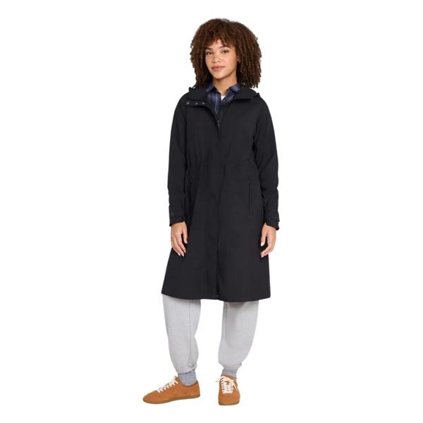 Animal Womens/Ladies Jade Long Length Waterproof Jacket - Black - 