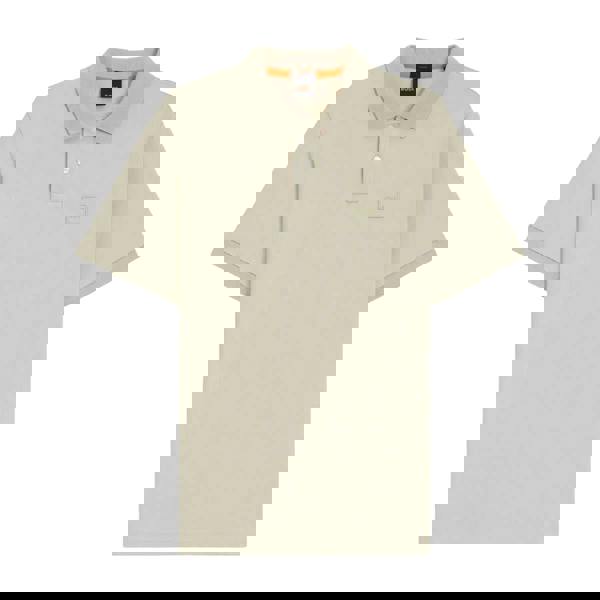 Boss Mens Passenger Logo Slim Polo Shirt - Beige - 