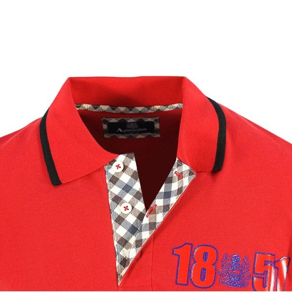 Aquascutum London 1851 Polo Shirt - Red